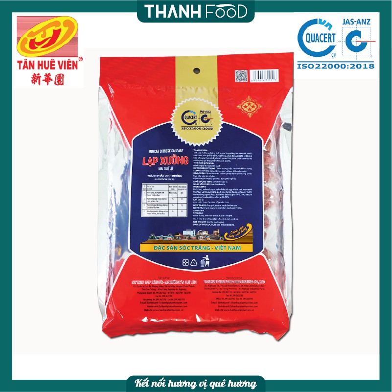 LẠP XƯỞNG NẠC MAI QUÊ LỘ - TÂN HUÊ VIÊN (ĐẶC SẢN SÓC TRĂNG)