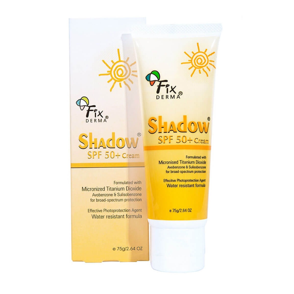 Kem, gel chống nắng dưỡng ẩm da fixderma shadow 75g