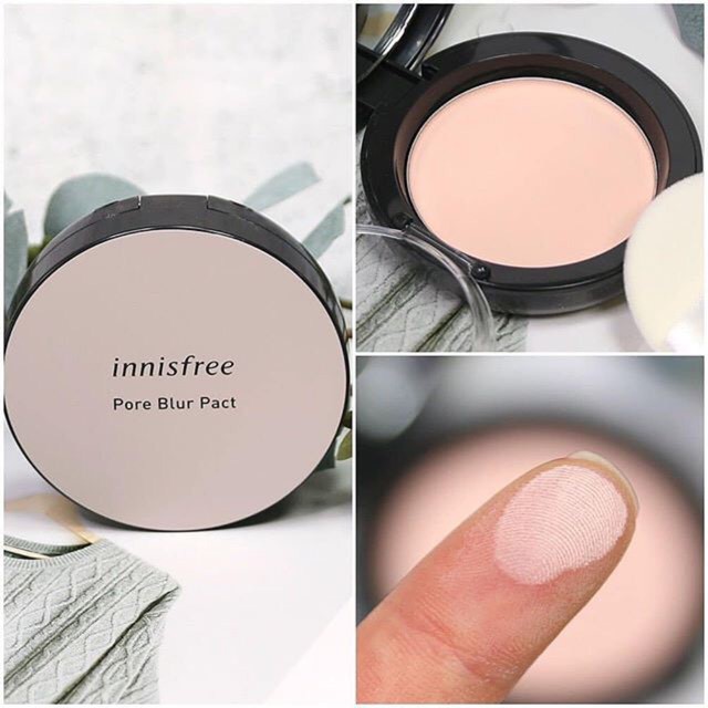Phấn phủ che phủ lỗ chân lông dạng nén innisfree Pore Blur Pact