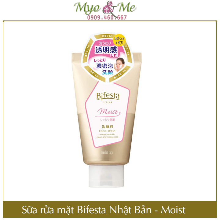 Sữa rửa mặt Bifesta Nhật Bản (Brightup/Moist/Serum in)