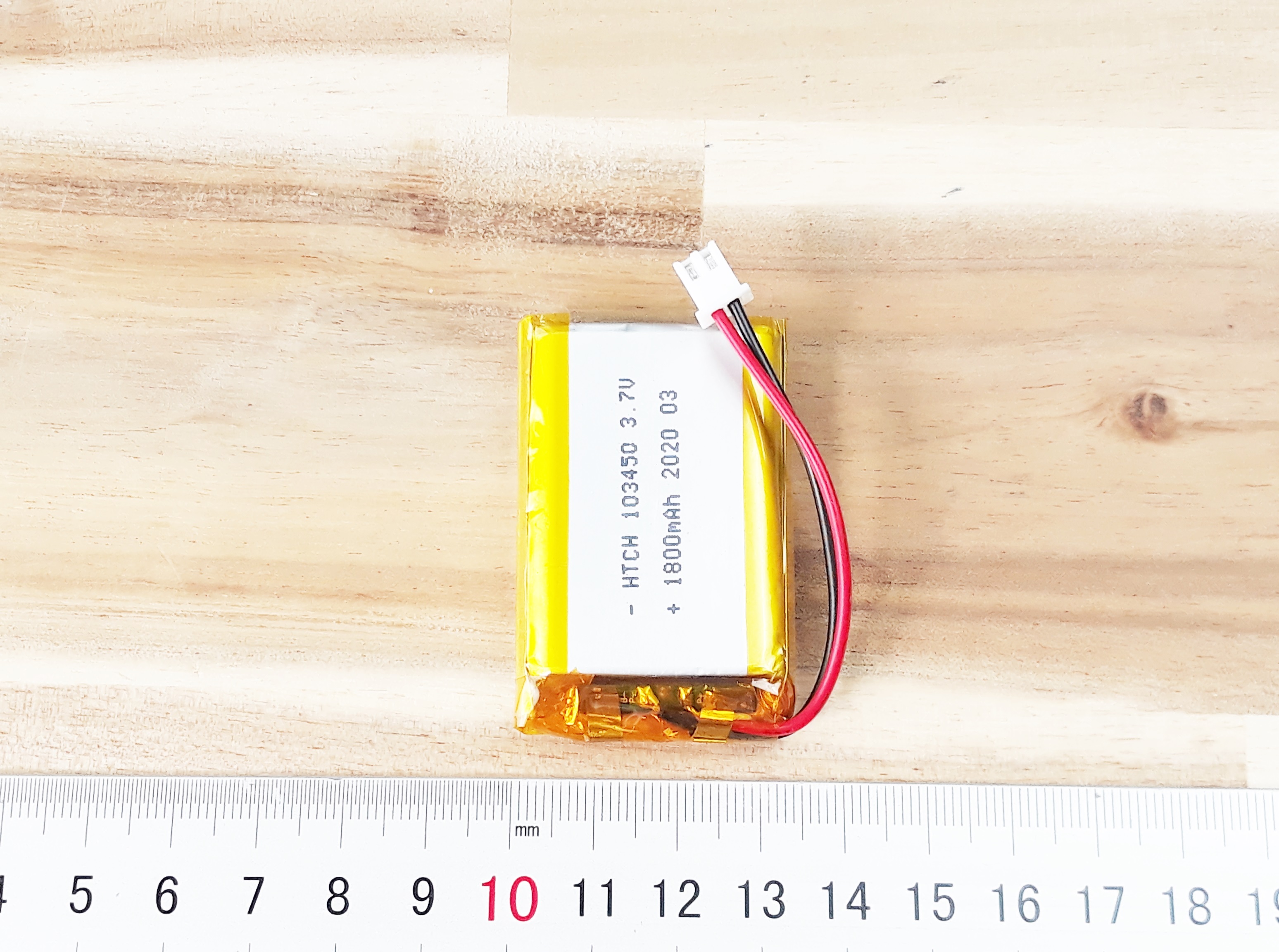 Pin Lithium Polyme (Lipo) 3.7V 1800mAh 103450 - LiBa
