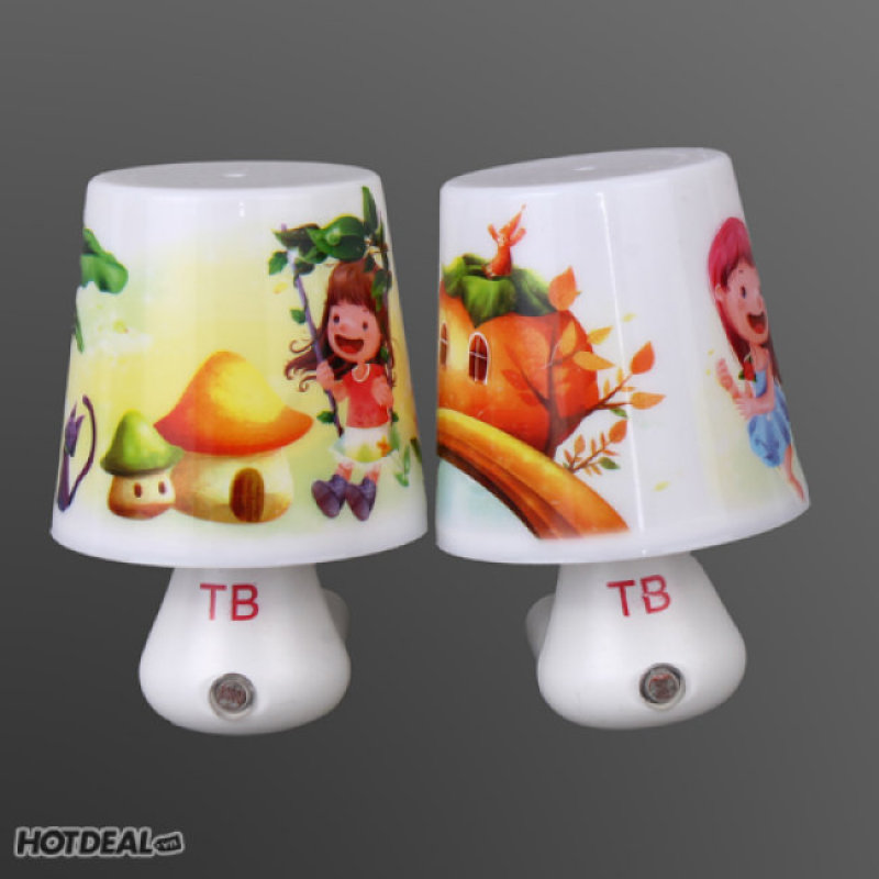 Đèn ngủ hình ô cảm ứng ánh sáng Led