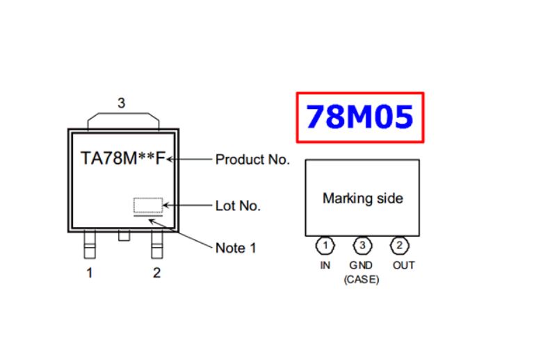 Bộ 5 Con Ổn áp IC 78M05 TO252