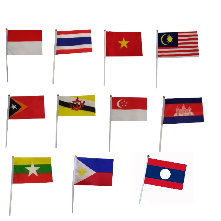 Combo 11 lá cờ của 11 nước Đông Nam Á