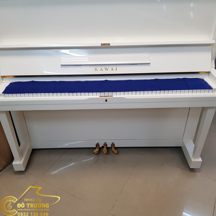Khăn Phủ Phím Đàn Piano màu xanh dương