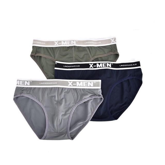 [HCM]COMBO 3 Quần LÓT Nam XMEN - Nhiều Màu - Thun Lạnh Cao cấp