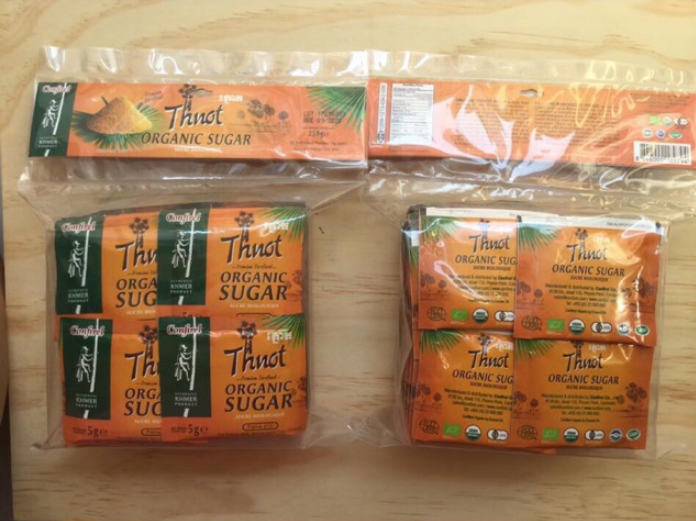 Đường Thốt Nốt Hữu Cơ 50 Gói Nhỏ