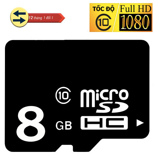 [HCM]Thẻ Nhớ HC micro SD 8G  ( Bảo Hành 1 Năm )