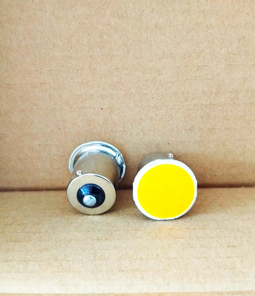 Bóng Đèn Tín Hiệu LED P21W (1Tim) 12V 21W (Ánh Sáng Vàng)