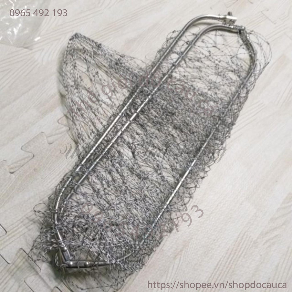 Vành vợt vớt cá inox loại to ( rẻ vô địch )