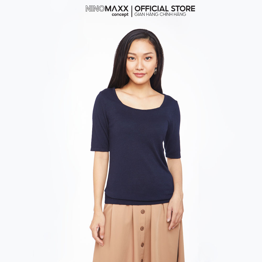 N&M Áo sweater Basic Nữ tay ngắn 1905014