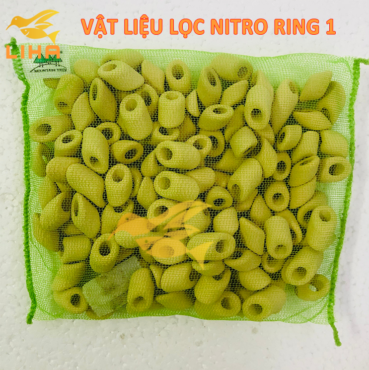 Sứ Lọc Nitro Ring 1 - Mountain Tree (Túi 1 Lít) - Sứ Lọc Khử No2 Cho Hồ Cá