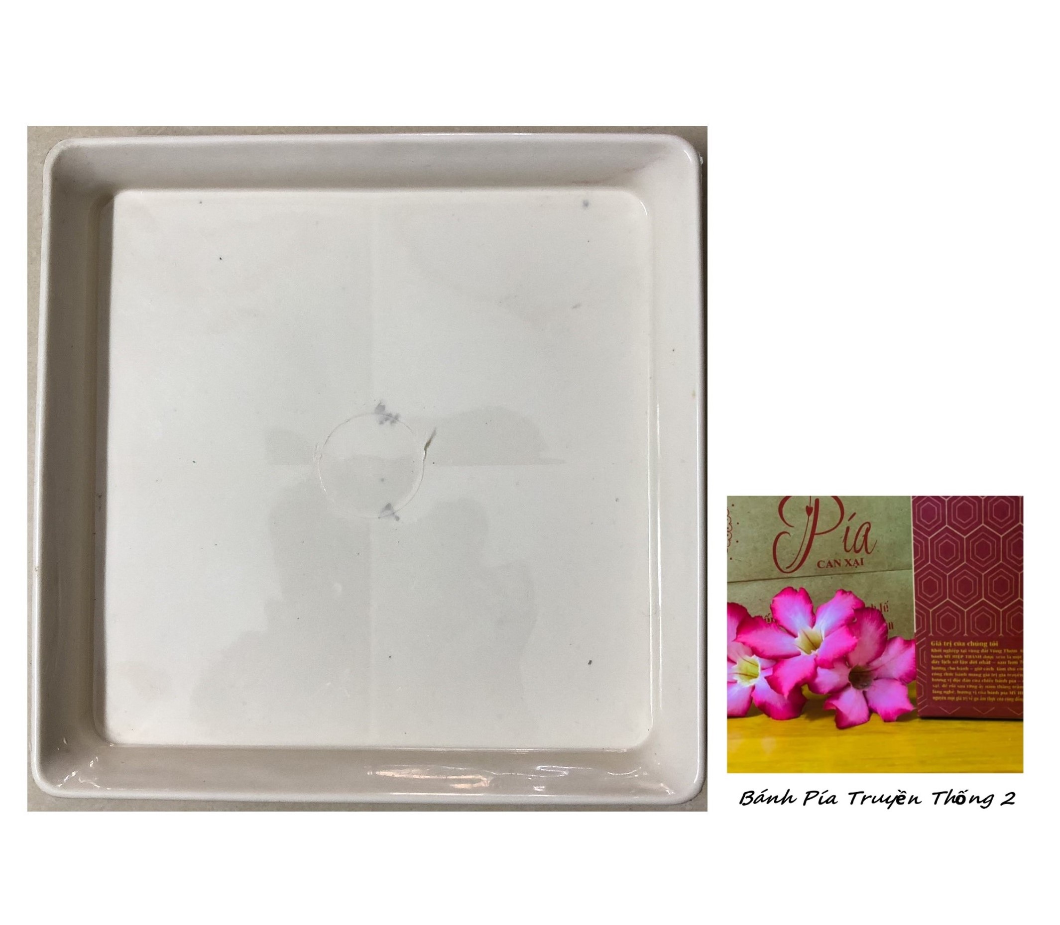 Đĩa lót chậu Vuông 15cm - #062C#