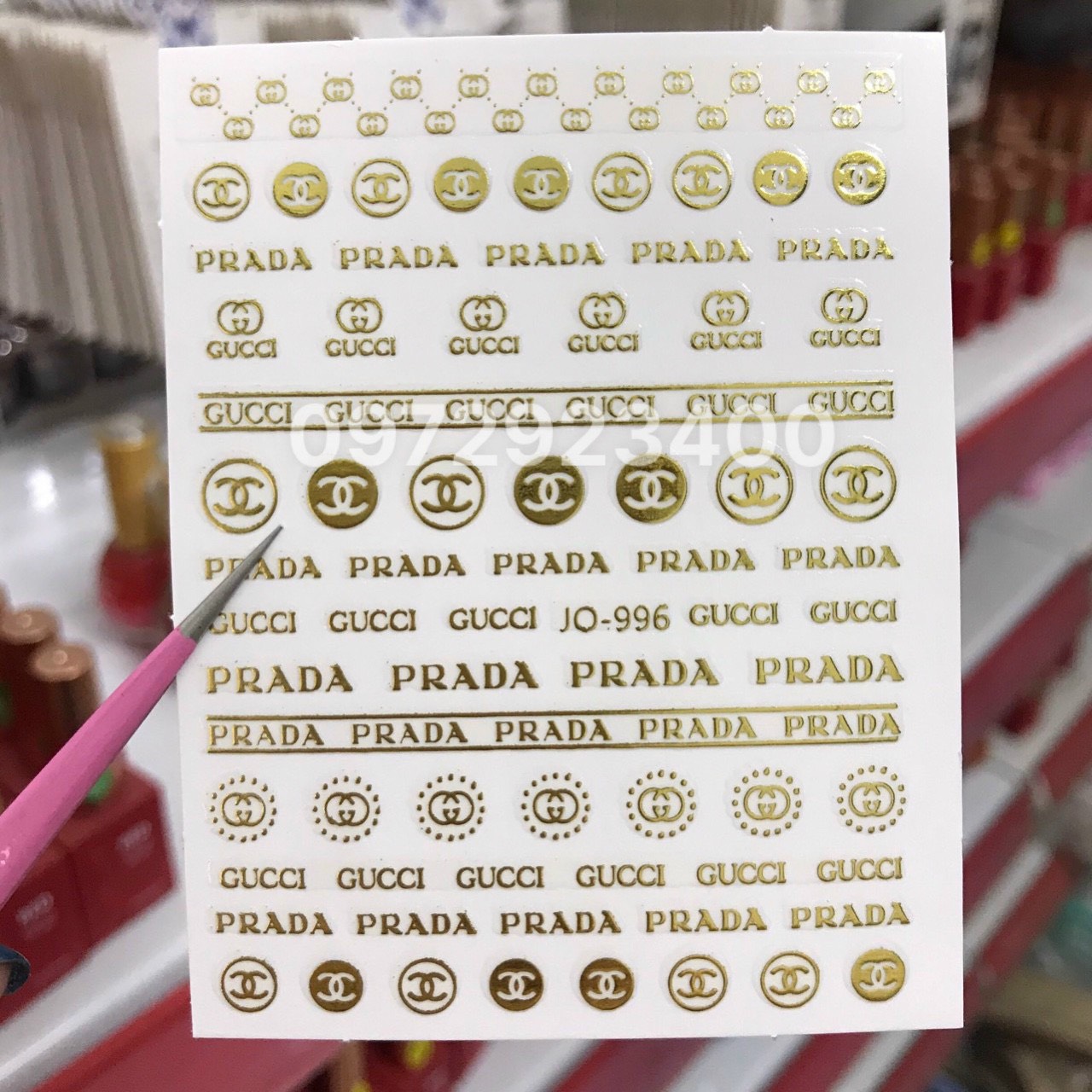 Sticker Thương Hiệu Dán Móng Tay - Mini Nails