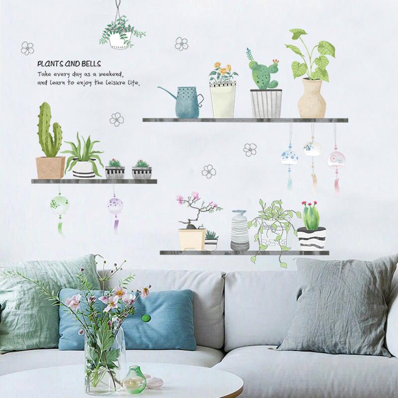 Building blocks cactus wall decal xcwatsapp. sticker wall mural