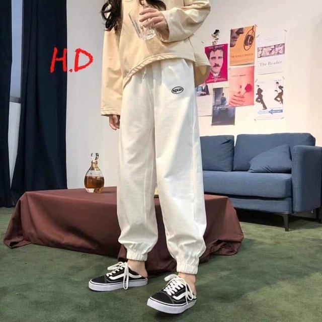 Quần thun logo spun chun gấu hda1119