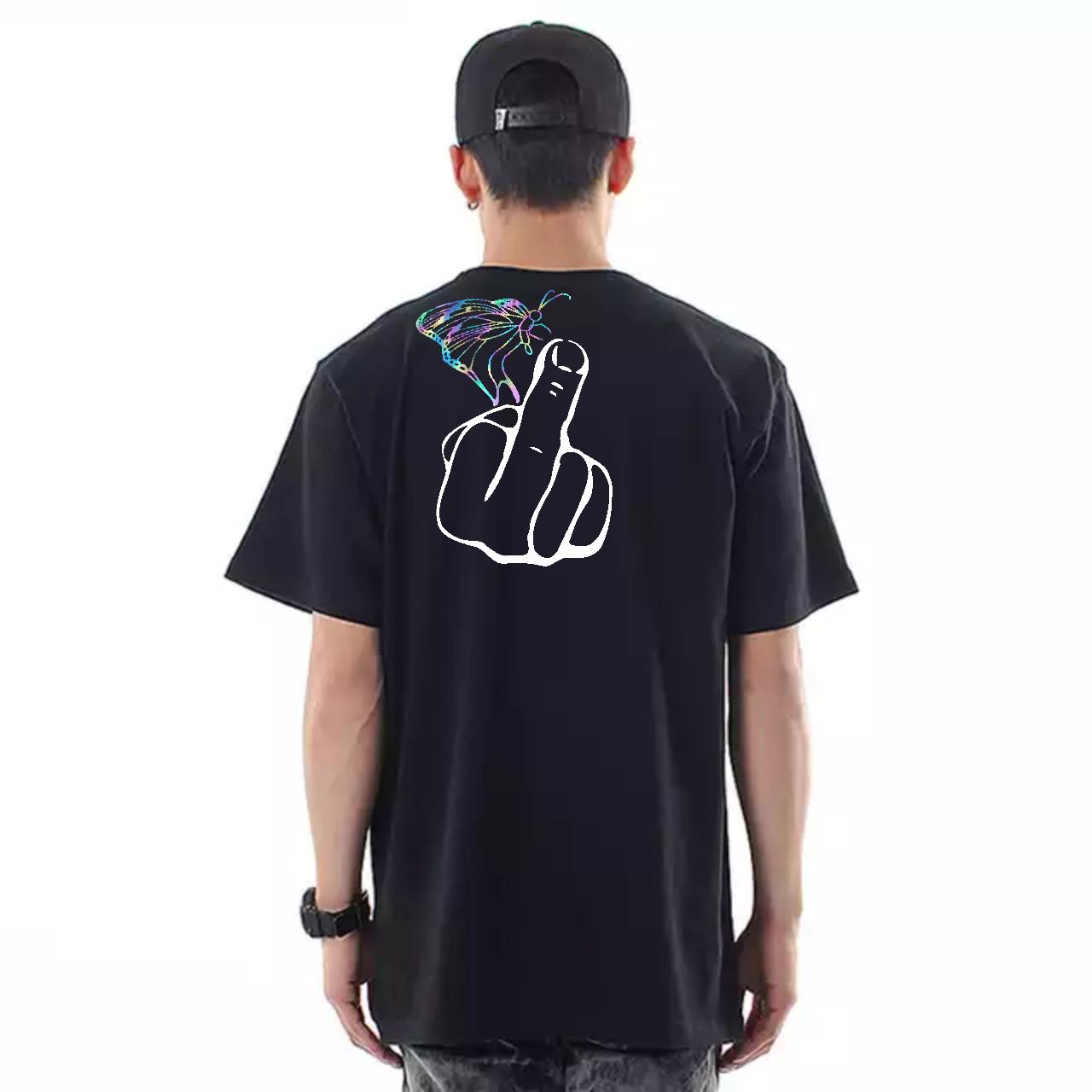 [HCM]Áo thun Stee FCK BUTTERFLY Phản quang Unisex