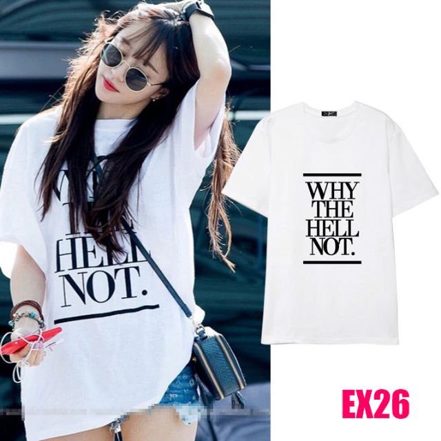 Áo thun Hani Exid đã mặc why the hell not Exceed in Dreamming cho fan V-leggo Việt nam