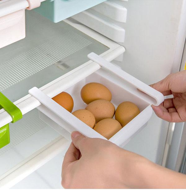 Combo 4 Khay Đựng Thực Phẩm Tiết Kiệm Không Gian Tủ Lạnh ( Giao Màu Ngẫu Nhiên )