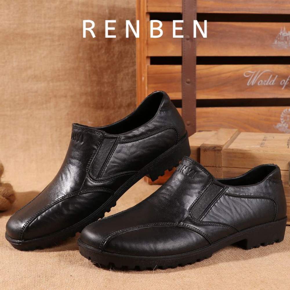 RENBEN mới của nam giới ống ngắn đế thấp chống trượt chống mài mòn giày
