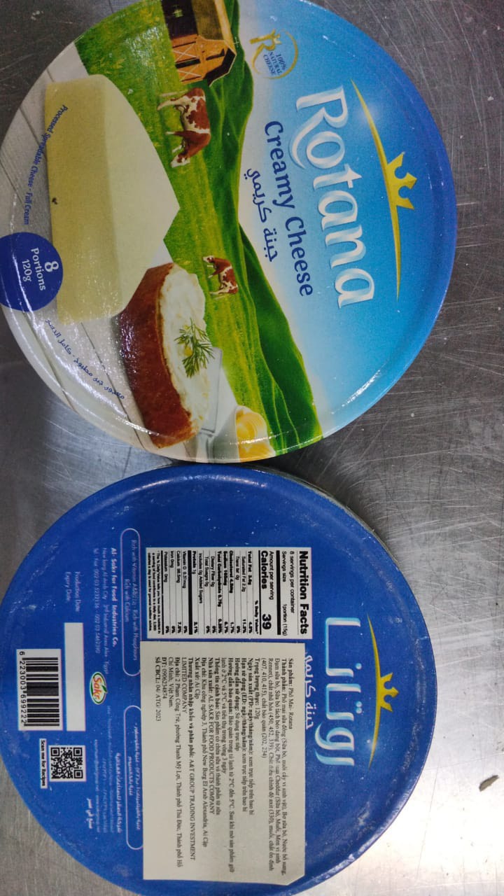[HCM]Hộp phô mai Teama Ai cập 8 miếng/hộp