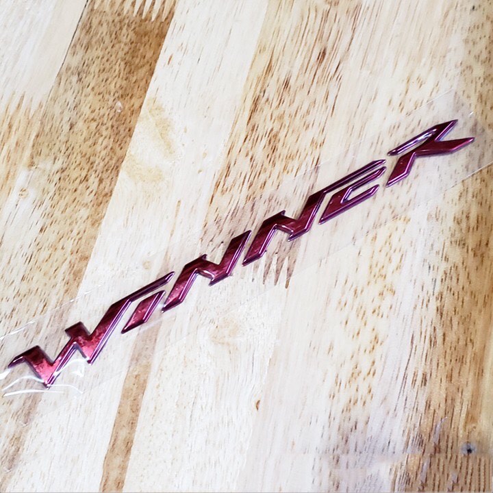DECAL TEM WINNER DÁN SUỜN XE WINNER 3D