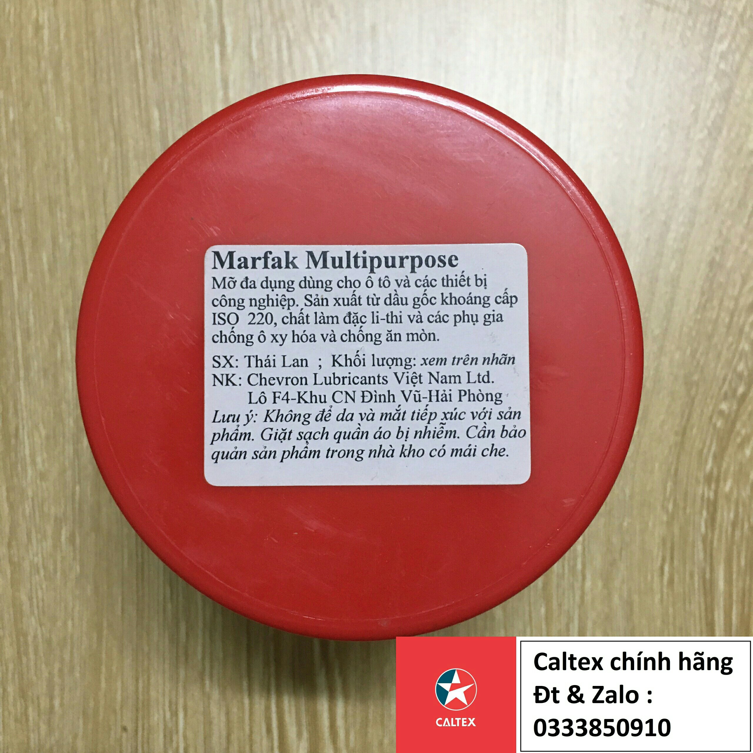 [ CHÍNH HÃNG ] Mỡ bôi trơn đa năng Caltex Marfark Multipurpose NLGI 3