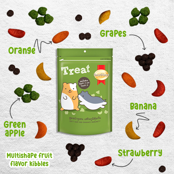 bánh thưởng Smart Heart SoftHair dành cho thỏ, bọ, hamster, nhím...