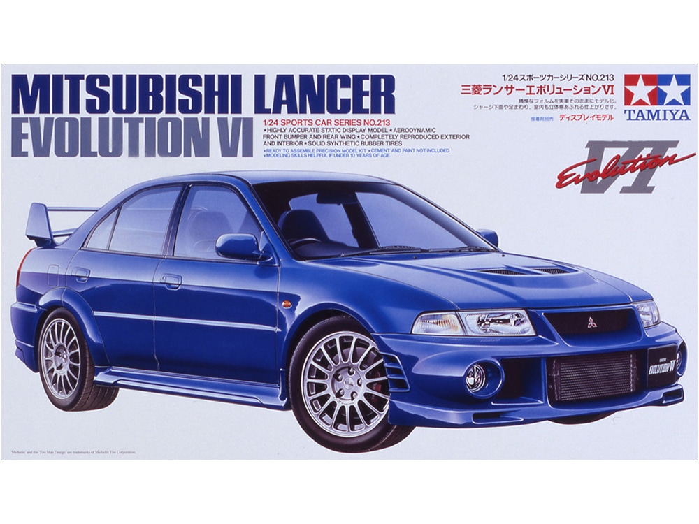 [TAMIYA] 24213 Mô hình xe ô tô 1/24 SCALE MITSUBISHI LANCER EVOLUTION VI