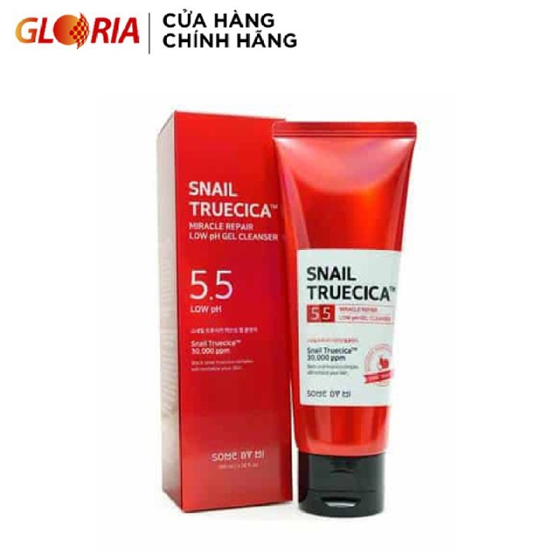 Sữa rửa mặt Some by Mi Snail Truecica Miracle Repair Low Ph Gel Cleanser 100ml