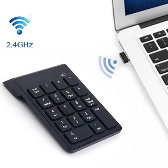 Bàn phím số không dây cho laptop