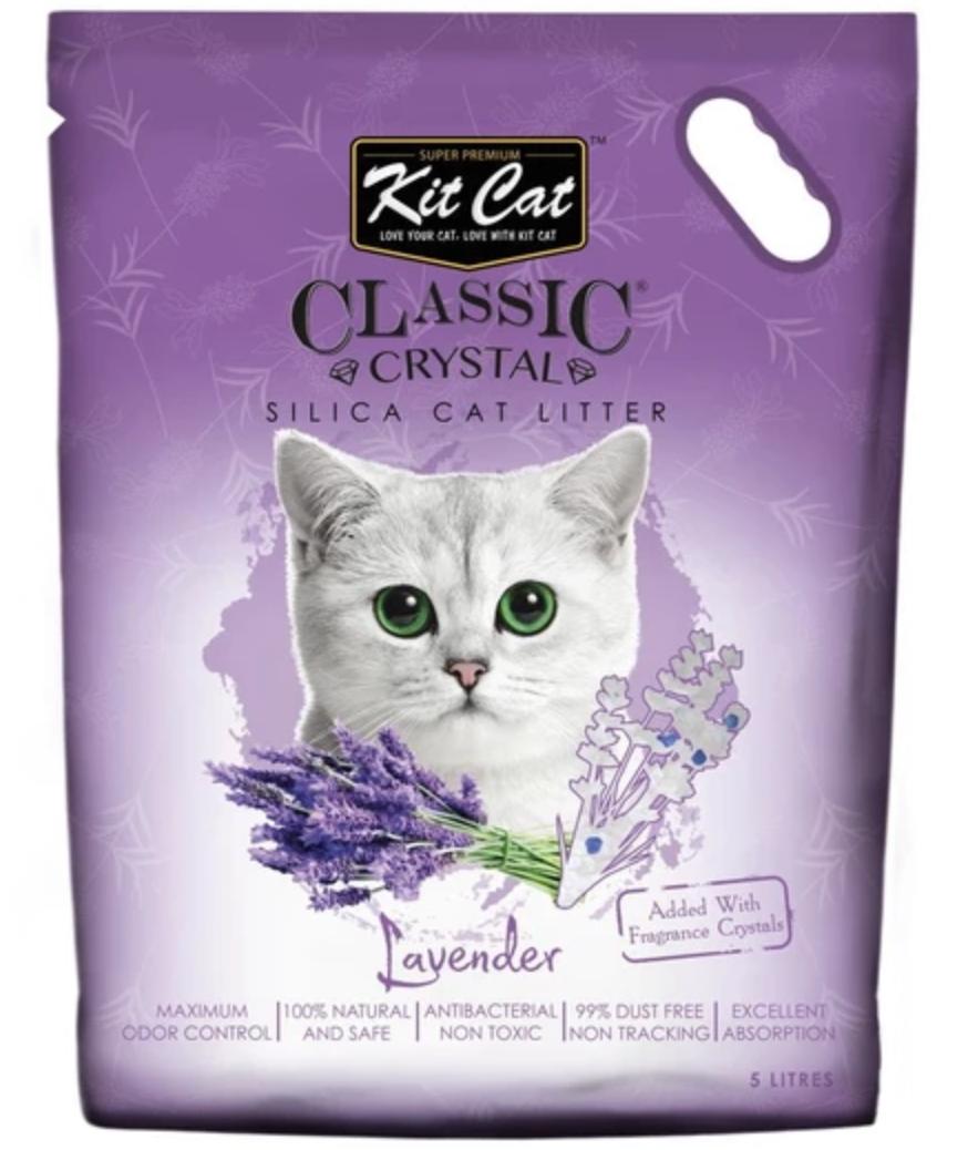 [HCM]Cát Vệ Sinh Cho Mèo Thuỷ Tinh Kit Cat 5L