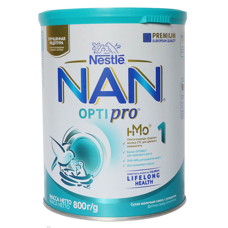 Sữa bột Nan Nga số 1 800g