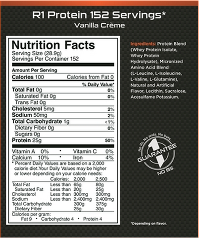 [Chính Hãng] Tăng Cơ RULE 1 PROTEIN share 1kg dùng thử - Shapeyourbody