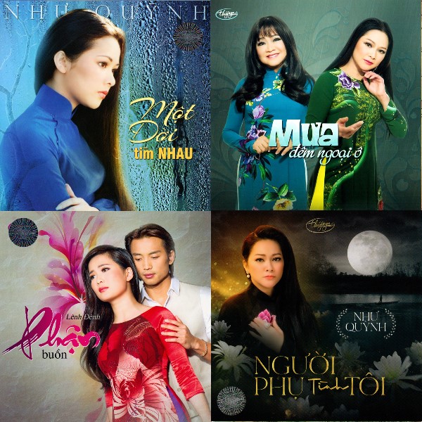 Bộ 4 đĩa cd như quỳnh /combo số 8