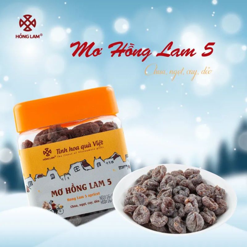 Mơ Hồng Lam 5 ô mai Hồng Lam