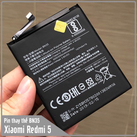 Pin Xiaomi BN35 ( Pin Xiaomi Redmi 5 ) loại Xịn