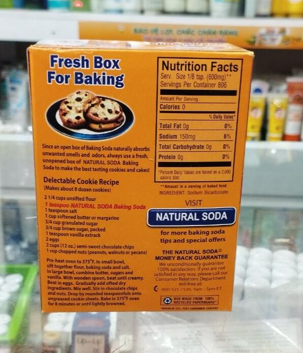 [HCM]Bột Baking Soda đa công dụng 454g USA