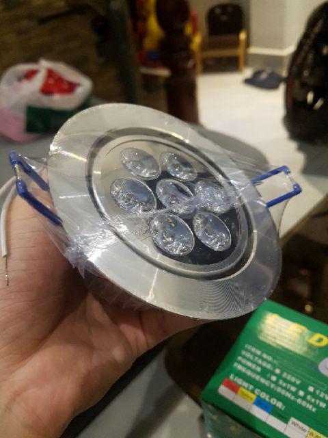 [HCM]Combo 10 led âm trần mắt ếch 7W PHI 90