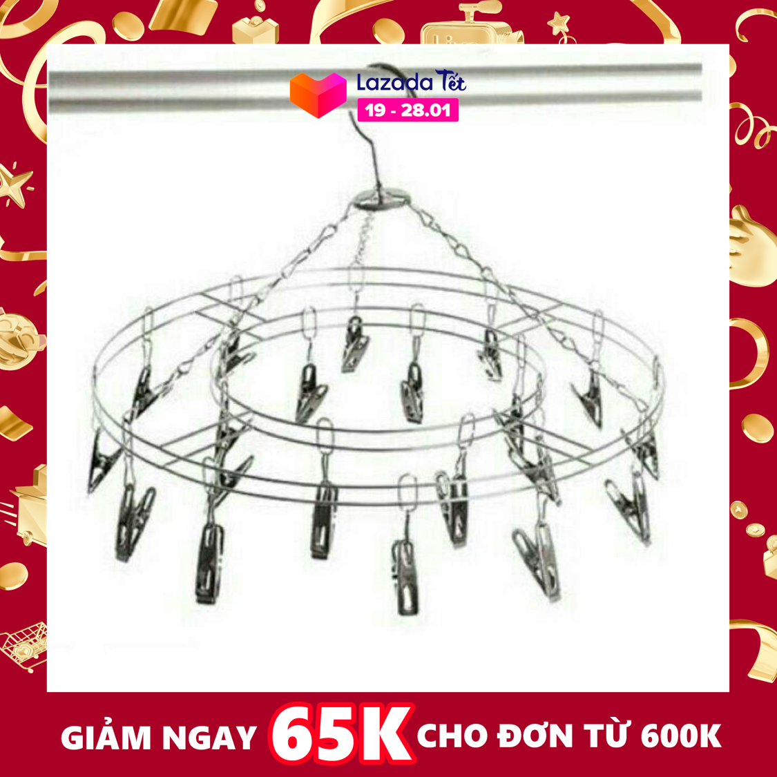 Móc chùm inox Hưng Huê