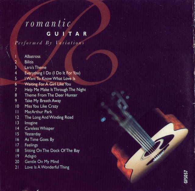 Bộ 6 Đĩa CD Nhạc Romantic Guitar 2(phôi đĩa nhật)