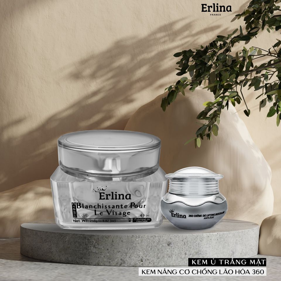 [HCM]Combo DƯỠNG TRẮNG NÂNG CƠ ERLINA