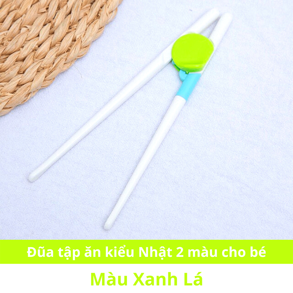 [HCM]Set muỗng đũa tập ăn inox cho bé