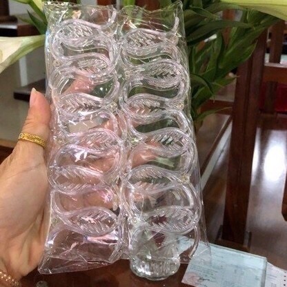 SỈ SET 12 KẸP TÓC CÀNG CUA TRONG SUỐT (COMBO 12 Chiếc)