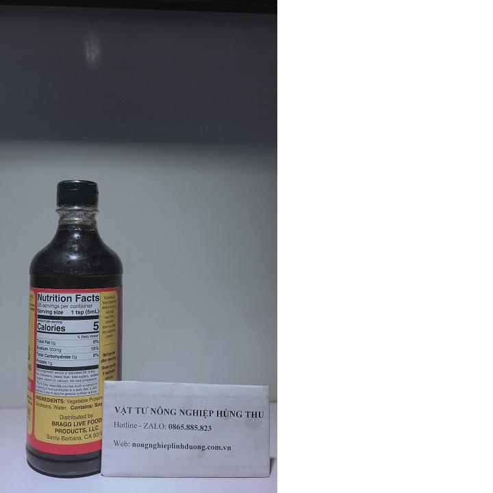 Nước tương ( xì dầu) không biến đổi gen bragg liquid aminos 946ml (#phanbon, #caycanh, #vattu)