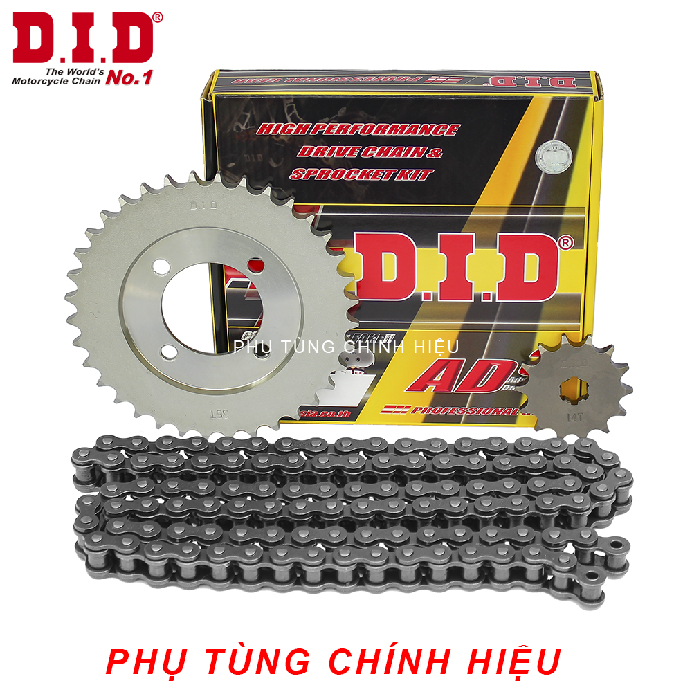 Nhông sên dĩa DID Viva DXN (sên 9 ly) - 100% Hàng chính hãng