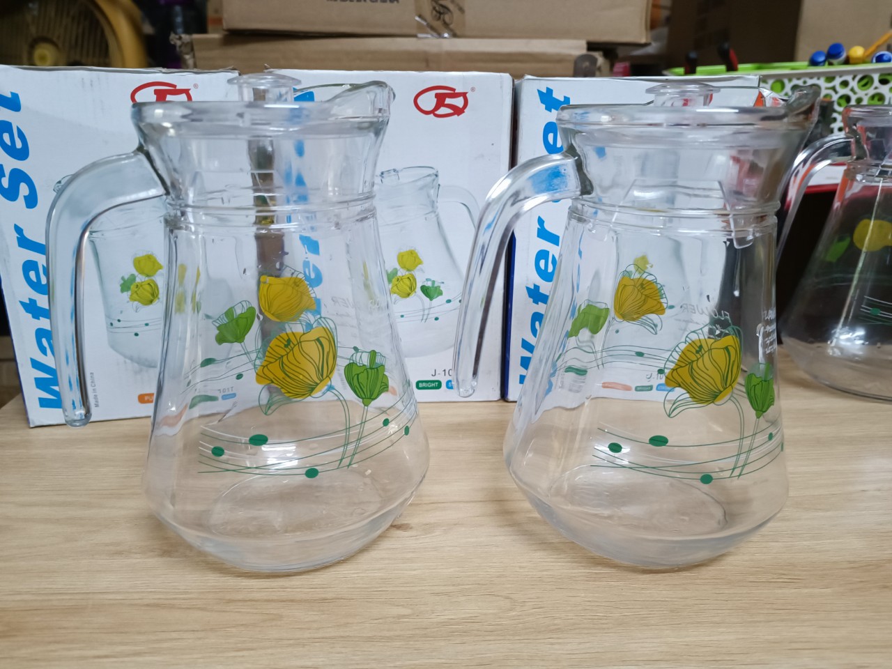 BÌNH NƯỚC THỦY TINH – DUNG TÍCH 1300ML