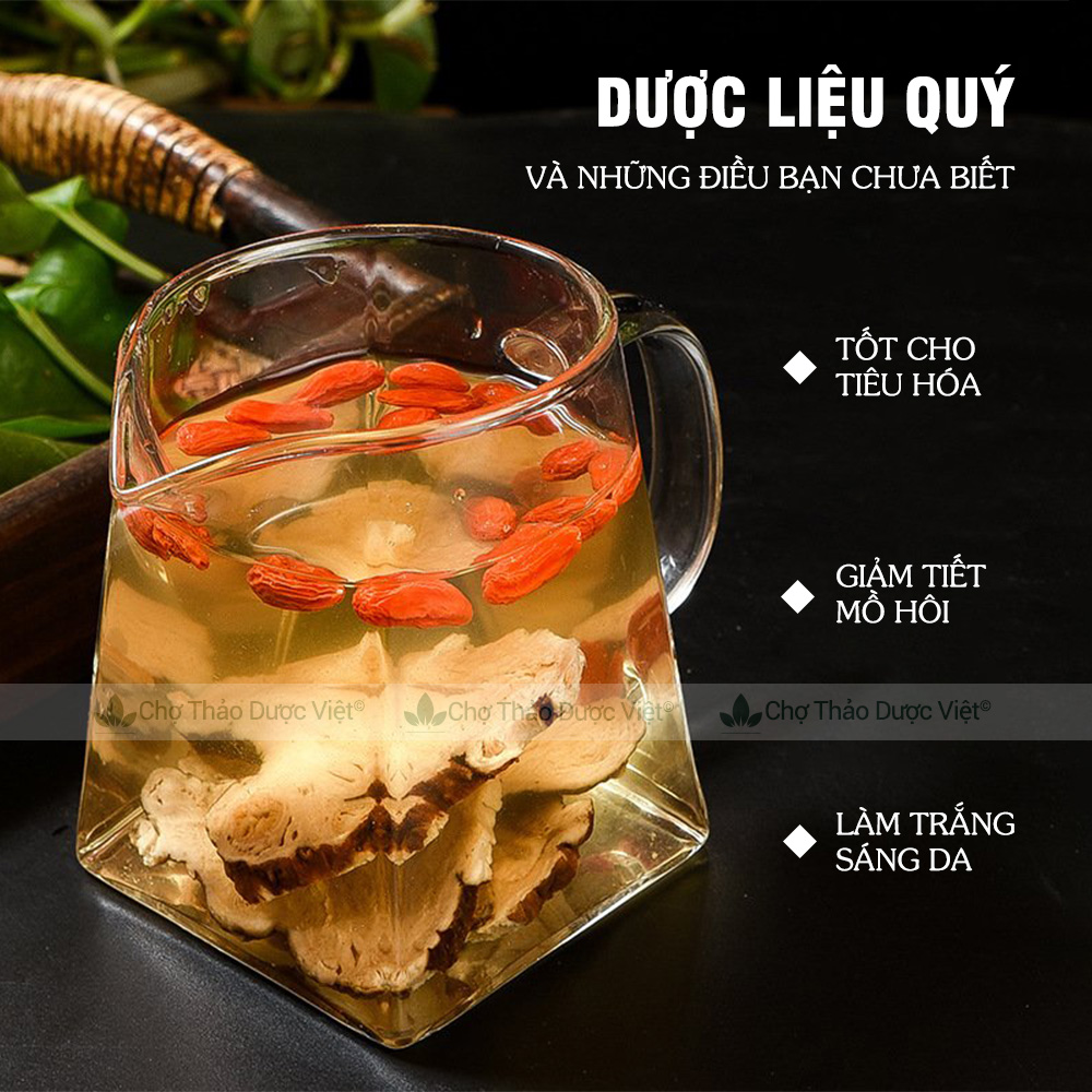 Bạch truật khô 500g, thái lát, thơm, sạch, không lẫn tạp chất - Chợ Thảo Dược Việt