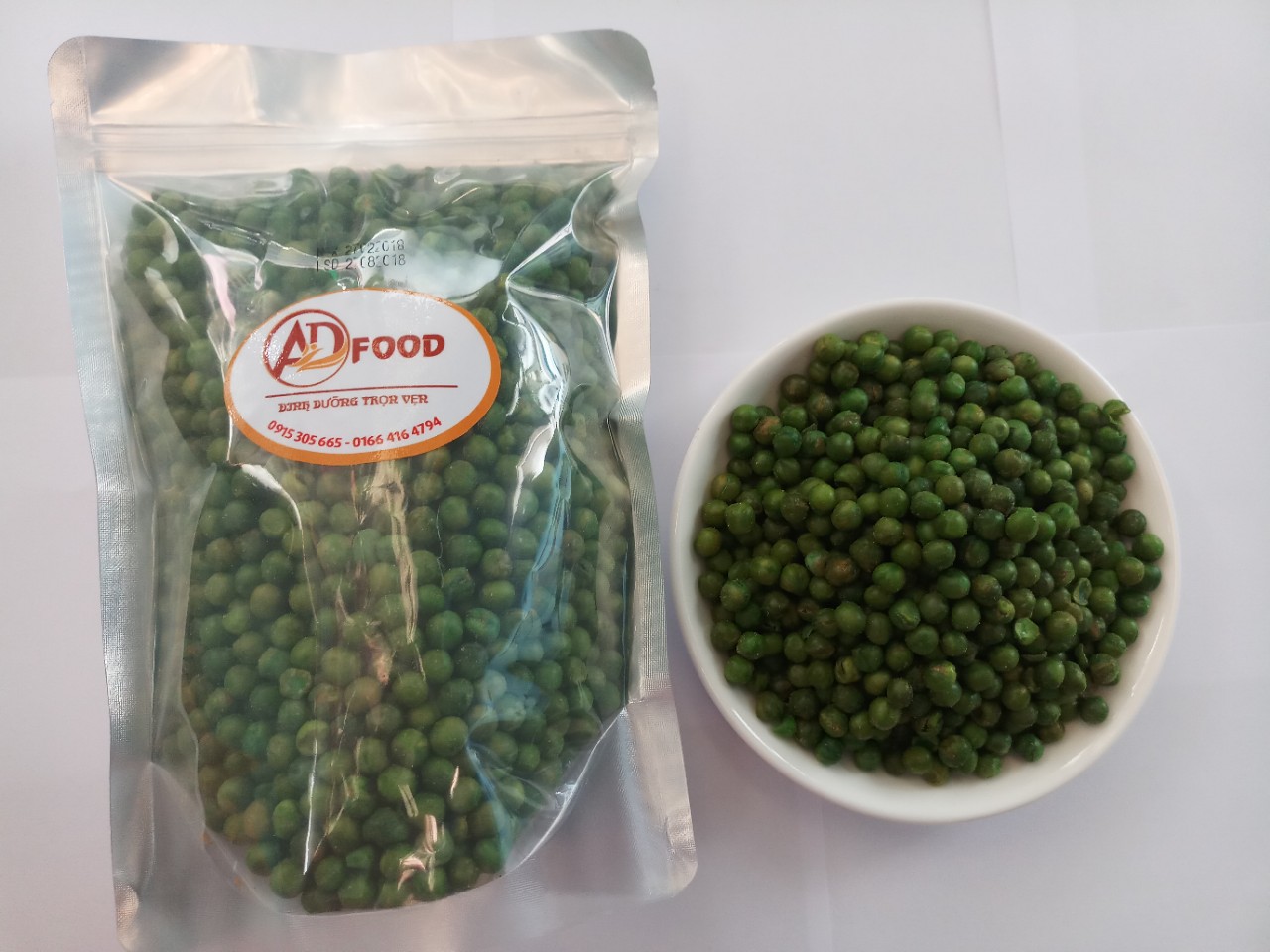 500g đậu Hà lan rang tỏi ớt siêu ngon