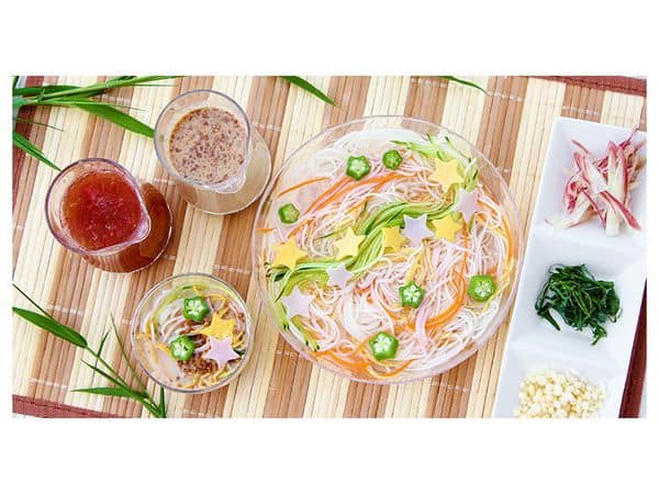 [HCM]Mì Somen rau củ Nhật Bản 360g (90gx4 bó)